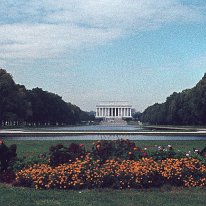 Lincoln Memorial View down Lincoln Memorial Reflecting Pool